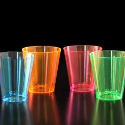 BarProducts.com BarConic® 2 Oz Neon Shot Cups - Assorted BAR SUPPLIES