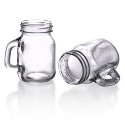 BarProducts.com BarConic® 4.5 Oz Mason Jar Glass With Handle