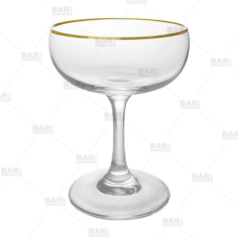 barconic-7oz-gold-rimmed-coupe-cocktail-glass-bpc-800_1_4.jpg BarProducts.com Gold Rimmed Holiday Coupe Set Of 4 Master Mixology