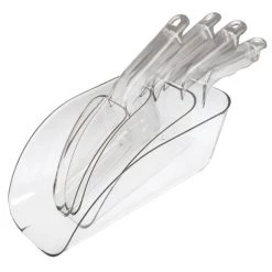 BarProducts.com BarConic® Clear Polycarbonate Ice Scoop BAR SUPPLIES
