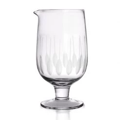 BarProducts.com BarConic® Feather Etched Mixing Glass -Stemmed 887ml (30oz.)