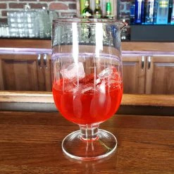 BarProducts.com BarConic® Feather Etched Mixing Glass -Stemmed 887ml (30oz.)