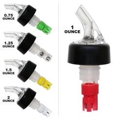 BarProducts.com BarConic® Measured Liquor Pourers (2 Ball) - 12 Pack