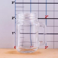 BarProducts.com SPECIAL COLLECTIONS BarConic® Mini Mason Jar Shot Glass With Handle - 1.25 Ounce