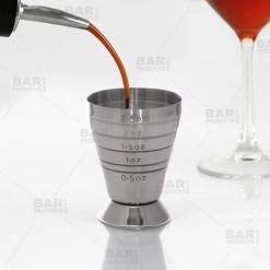 BarProducts.com Jigger - Multi Level - Stainless Steel BAR TOOLS