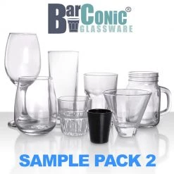 BarProducts.com BAR SUPPLIES BarConic® Glassware Sample Pack 2