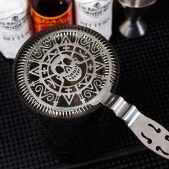 BarProducts.com BarConic® Skull Cocktail Strainer - No Prong Stainless Steel