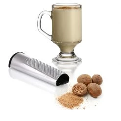 BarProducts.com BAR TOOLS BarConic® Stainless Steel Nutmeg Grater
