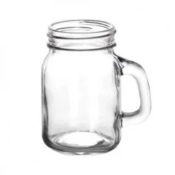 BarProducts.com BarConic® 4.5 Oz Mason Jar Glass With Handle