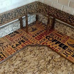 BarProducts.com KITCHEN, DINING & SERVICE Counter Caddies™ - BARISTA Theme - CORNER Shelf