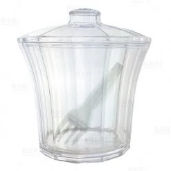 BarProducts.com BAR SUPPLIES Fluted Acrylic 4 Qt. Ice Bucket