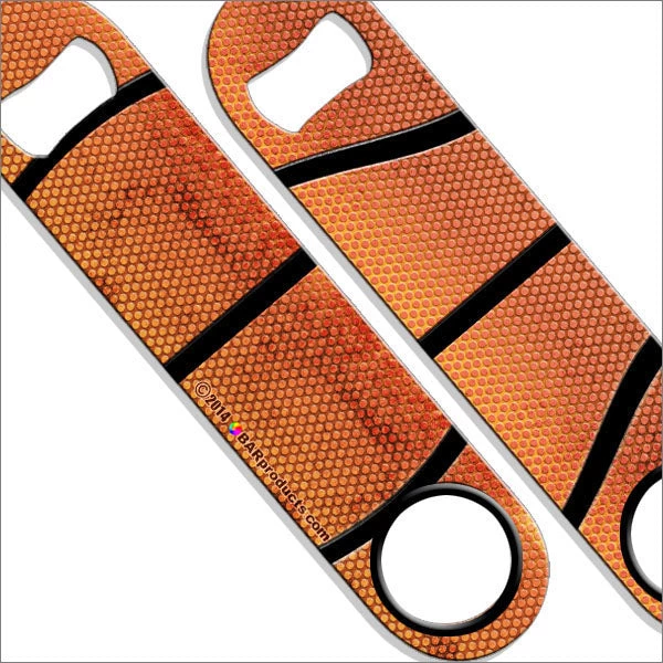 basketball-speed-opener-lable-new_2.jpg BarProducts.com Kolorcoat™ Speed Opener - Basketball Bartending Bottle Openers