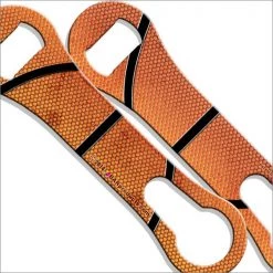 BarProducts.com Kolorcoat™ V-Rod® Bottle Opener - Basketball
