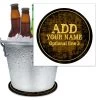 BarProducts.com BAR SUPPLIES ADD YOUR NAME - Beer Bucket Coaster - Brown Grunge 2 BarProducts.com BAR SUPPLIES ADD YOUR NAME - Beer Bucket Coaster - Brown Grunge