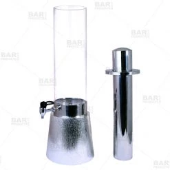 BarProducts.com Beer Tower With Stainless Steel Insert And Base - 3 Liter BAR SUPPLIES