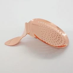 BarProducts.com BarConic® Julep Strainer With Curved Handle - Copper Plated 5 BarProducts.com BarConic® Julep Strainer With Curved Handle - Copper Plated