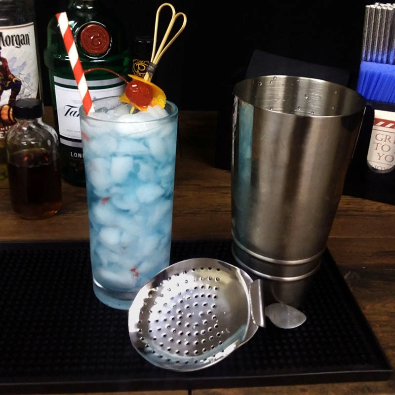 bent_steela_1.jpg BarProducts.com BarConic® Stainless Steel Shaker Set With Ring Design - 4 Piece Bar Sets & Package Specials