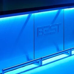 BarProducts.com Stainless Steel Portable Bar With 3D Holographic Lighting And Integrated Ice Bin BAR EQUIPMENT