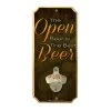 BarProducts Handcrafted Open Beer - Wall Mounted Wood Plaque Bottle Opener Woodshop Made In The USA 1 BarProducts Handcrafted Open Beer - Wall Mounted Wood Plaque Bottle Opener Woodshop Made In The USA