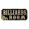 BarProducts Handcrafted Wood Plaque Kolorcoat™ Bar Sign - Billiards Room