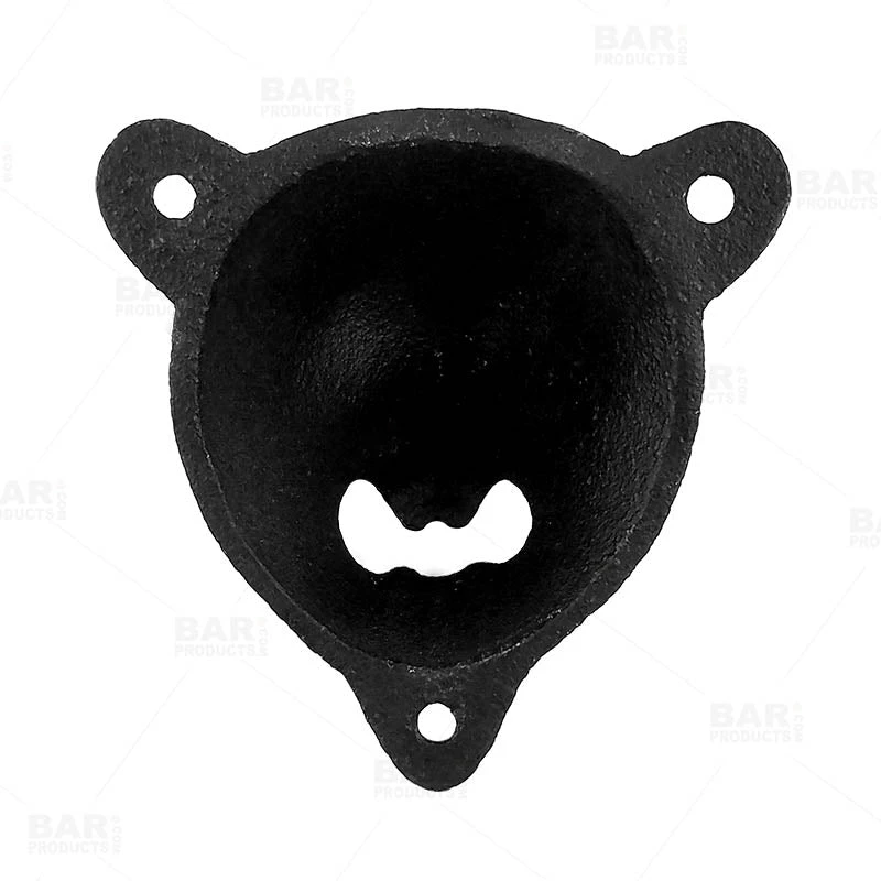 black-bear-wall-mounted-opener-bpc-3.jpg BarProducts.com Bartending Bottle Openers BarConic® Wall Mounted Bottle Opener - Bear - Black