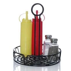 BarProducts.com BarConic® Condiment Caddy With Built In Merchandising Ring - Round KITCHEN, DINING & SERVICE
