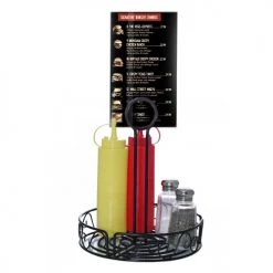 BarProducts.com BarConic® Condiment Caddy With Built In Merchandising Ring - Round KITCHEN, DINING & SERVICE