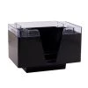 BarProducts.com SPECIAL COLLECTIONS NAPKIN BAR CADDY - 3 COMPARTMENT- BLACK/CLEAR