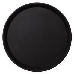 BarProducts.com Black Non-Skid Fiberglass Serving Trays - Several Shapes And Sizes Super Savers