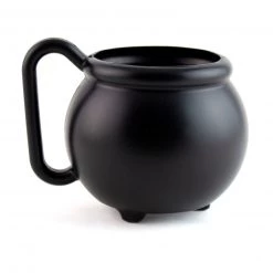BarProducts.com Black Cauldron Mug With Handle - 12 Ounce