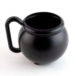 BarProducts.com Black Cauldron Mug With Handle - 12 Ounce