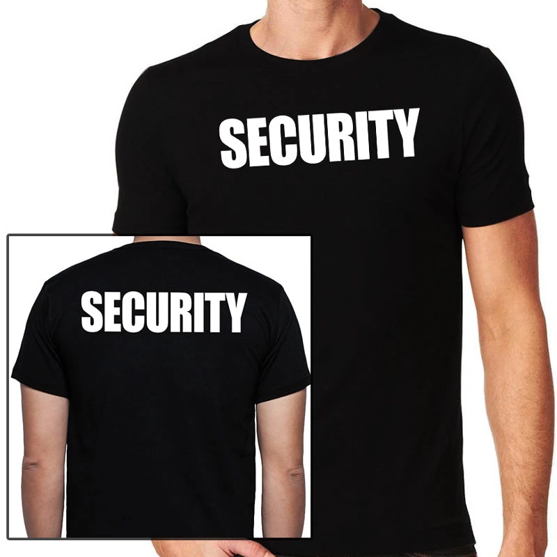 black-security-t-shirt-800.jpg BarProducts.com Security T-Shirt, Full Front & Back BAR EQUIPMENT