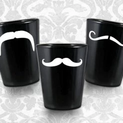 BarProducts.com Shot Glass Sets - Mustache