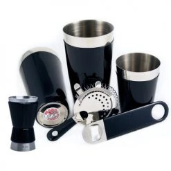 BarProducts.com BAR TOOLS Vinylworks™ Bar Set - Black - 4 Or 5 Piece