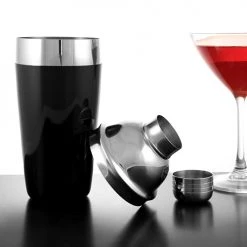 BarProducts.com Vinylworks™ Deluxe Shaker - Black - Size Options Cocktail Shakers