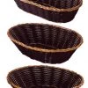 BarProducts.com Woven Baskets - Black With Gold Trim - Shape Options KITCHEN, DINING & SERVICE 2 BarProducts.com Woven Baskets - Black With Gold Trim - Shape Options KITCHEN, DINING & SERVICE