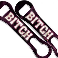BarProducts.com V-Rod® Bottle Opener / Pour Spout Remover - Bitch Bling Bartending Bottle Openers