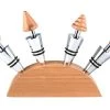 BarProducts.com Corkscrews And Wine Openers Wine Stopper Set - Blonde Wood