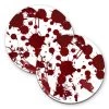 BarProducts.com Blood Splatter Foam Kolorcoat™ Coaster - 4 Inch Round BAR SUPPLIES