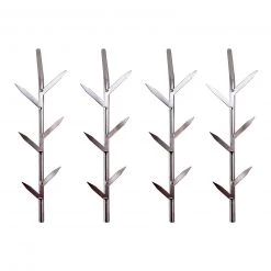 BarProducts.com Bloody Mary Straws - 4 Pack - Silver