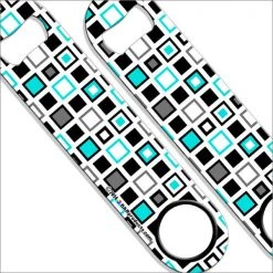 BarProducts.com Kolorcoat™ Speed Opener - Blue Retro Squares