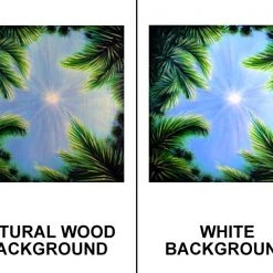 BarProducts.com Featured Artists Sky And Trees Square Wooden Table Top - Two Sizes Available