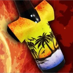 BarProducts.com Party Supplies Bottle Cooler - T-Shirt Style - Hawaiian Sunset