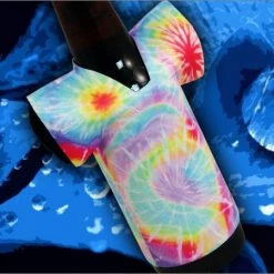 BarProducts.com Party Supplies Bottle Cooler - T-Shirt Style - Tie Dye