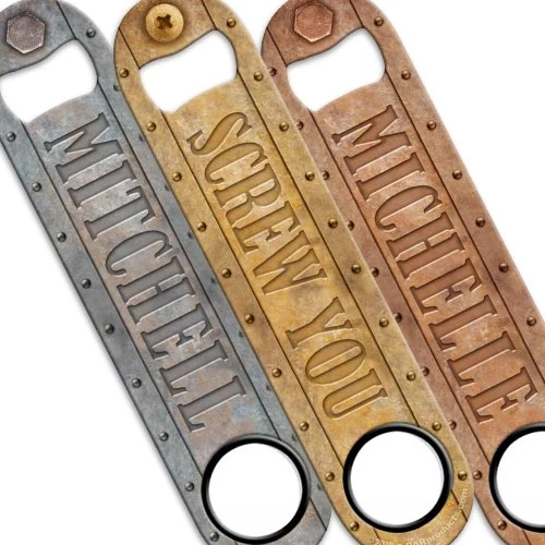 bottle-opener-speed-add-your-name-customize-screw-and-bolt-metal-main.jpg BarProducts.com BAR TOOLS ADD YOUR NAME Speed Bottle Opener - Screw & Bolt - Different Color Options