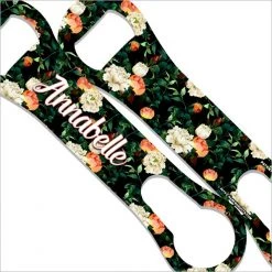 BarProducts.com BAR TOOLS "ADD YOUR NAME" V-ROD® Bottle Opener – Floral Wallpaper – Several Color Options