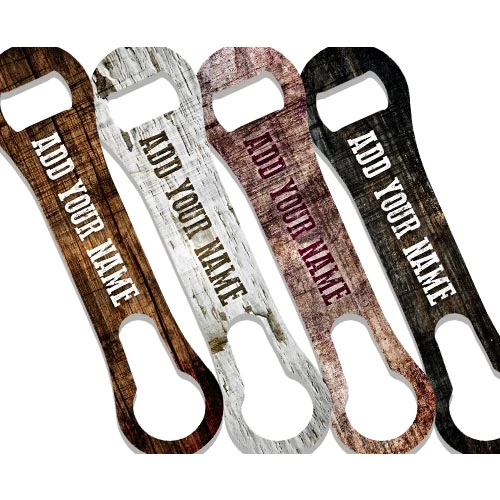 bottle-opener-v-rod-add-your-name-customize-grunge-wood-different-options-custom.jpg BarProducts.com Bartending Bottle Openers V-Rod® Bottle Opener - Customizable - Grunge Wood - Color Variations