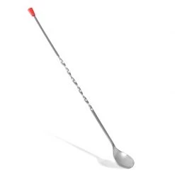 BarProducts.com BAR TOOLS Bar Spoon W/ Red Knob - Size Options