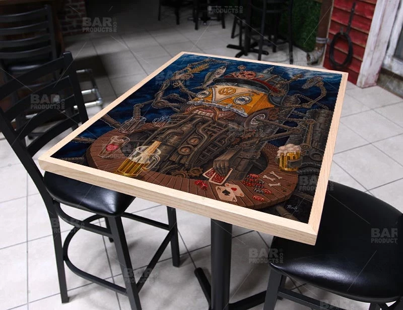 brew-bot-24x30-wooden-table-top-with-featured-artist-pooch-bpc-800.jpg BarProducts.com Featured Artists Brew Bot 24" X 30" Wooden Table Top - Two Types Available