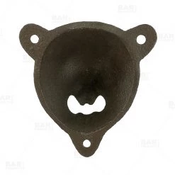BarProducts.com BarConic® Wall Mounted Bottle Opener - Bear - Brown Bartending Bottle Openers